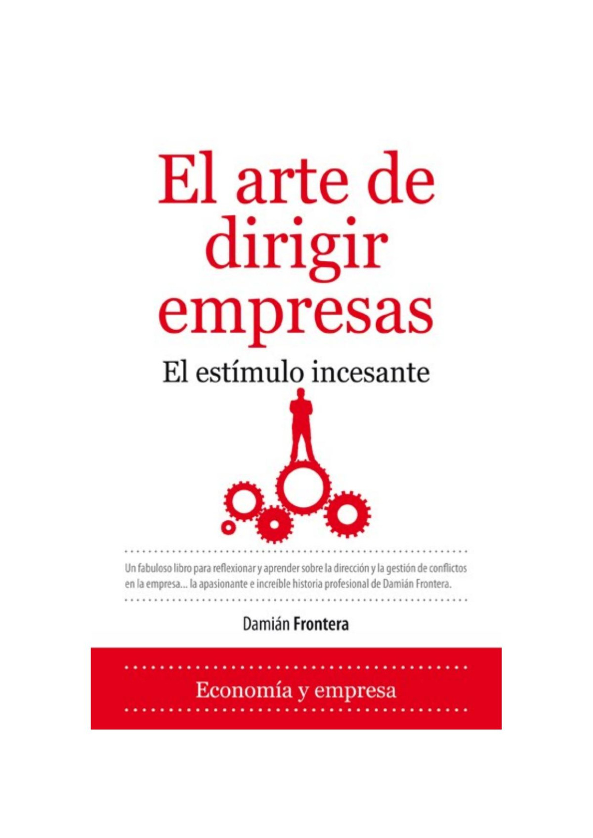 El Arte De Dirigir Empresas Damin Frontera Roig