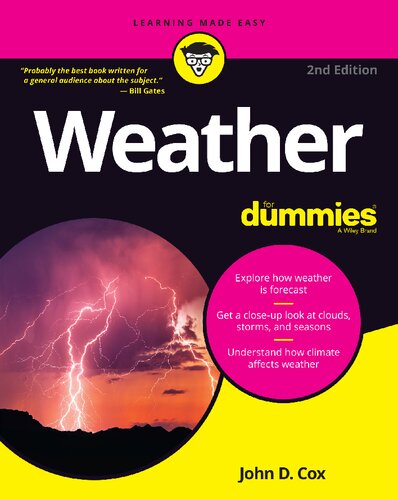 Weather For Dummies 2nd Edition John D Cox