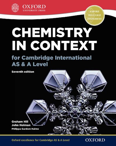 Chemistry In Context For Cambridge International As A Level 7th Edition Graham Hill