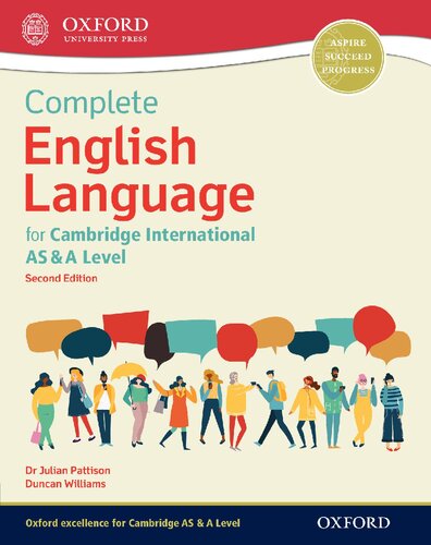 Complete English Language For Cambridge International As A Level 2nd Edition Dr Julian Pattison