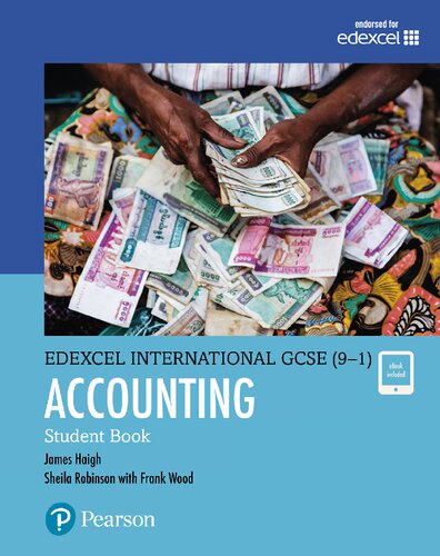Pearson Edexcel International Gcse 91 Accounting Sb 1st Edition James Haigh