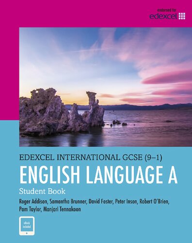 Pearson Edexcel International Gcse 91 English Language A Student Book 2nd Edition Pam Taylor