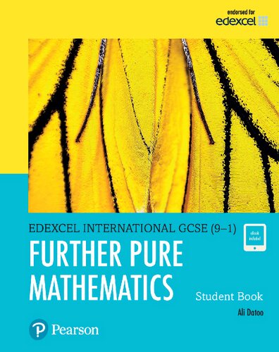 Edexcel International Gcse 91 Further Pure Mathematics Student Book 1st Edition Mr Ali Datoo