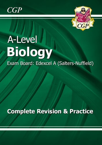 Alevel Biology Edexcel A Year 1 2 Complete Revision Practice With Online Edition Ideal For Catchup And The 2022 And 2023 Exams Cgp Alevel Biology Coll