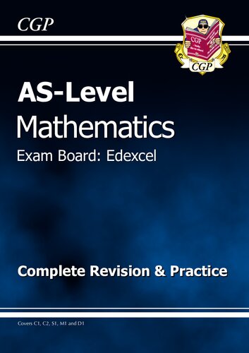 New Alevel Maths For Edexcel Year 1 2 Complete Revision Practice With Online Edition Cgp Books