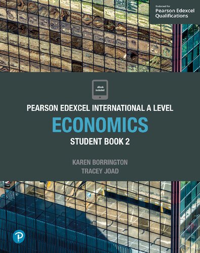 Pearson Edexcel International A Level Economics Student Book 2 1st Edition Tracey Joad