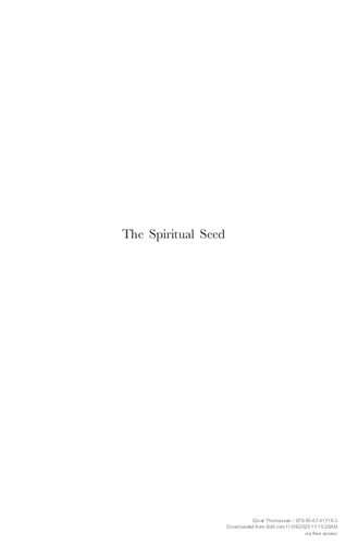 The Spiritual Seed The Church Of The Valentinians Einar Thomassen