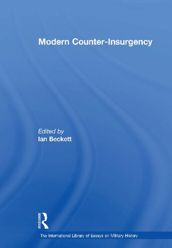 Modern Counterinsurgency Ian F W Beckett