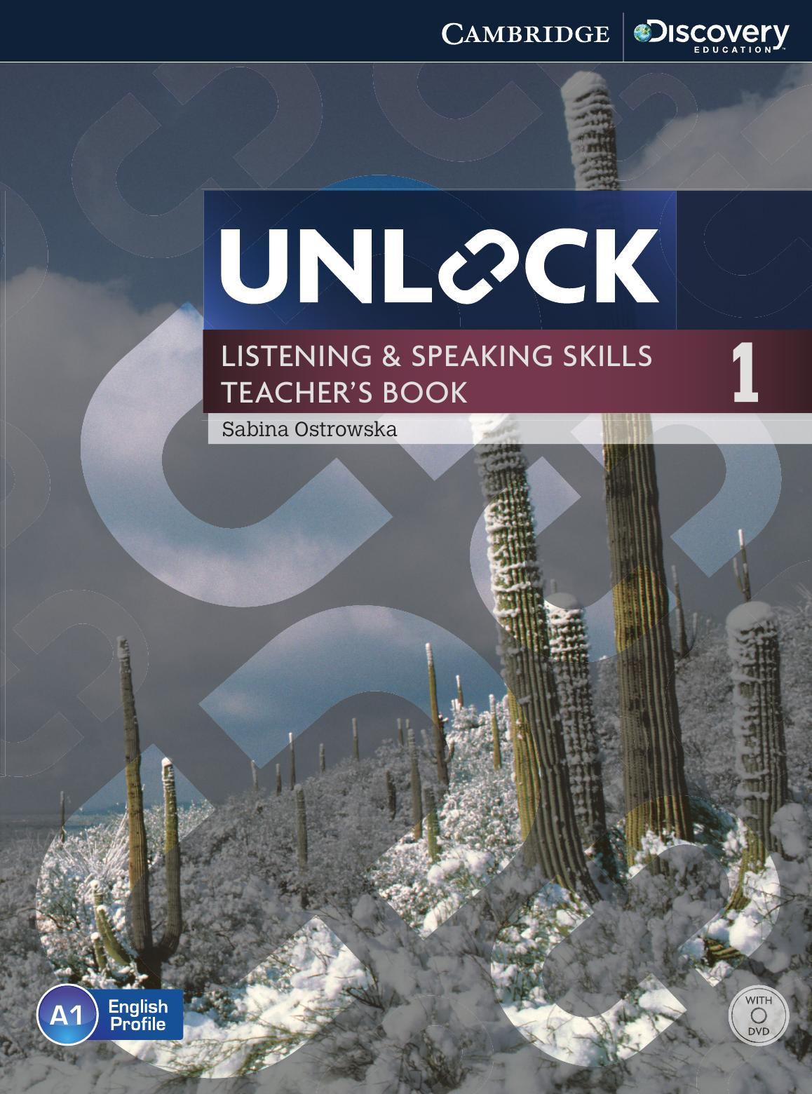 Unlock Level 1 Listening And Speaking Skills Teachers Book With Dvd 1st Edition Sabina Ostrowska