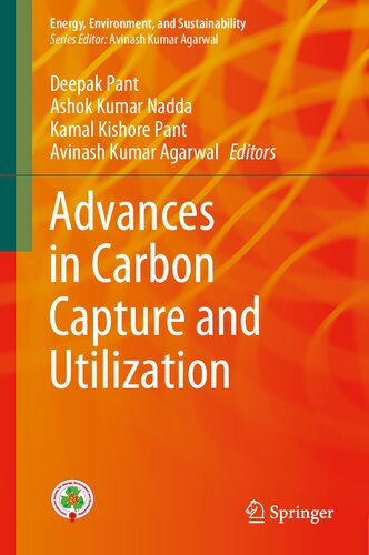 Advances In Carbon Capture And Utilization 1st Edition Deepak Pant Editor