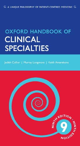 Oxford Handbook Of Clinical Specialties 9th Edition Judith Collier