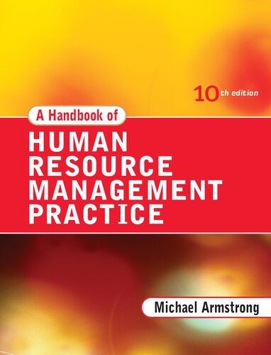 A Handbook Of Human Resource Management Practice 10th Edition Michael Armstrong