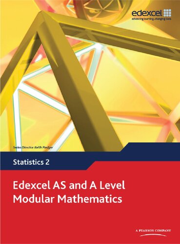 Revise Edexcel As And A Level Modular Mathematics Statistics 2 Keith Pledger