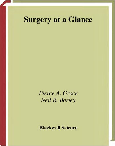 Surgery At A Glance 2nd Edition Pierce A Grace Neil R Borley