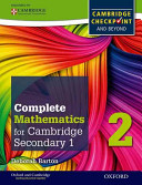 Complete Mathematics For Cambridge Secondary 1 Student Book 2 For Cambridge Checkpoint And Beyond Student Barton
