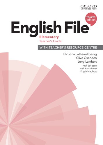 English File Elementary Teachers Guide Fourth Christina Lathamkoenig