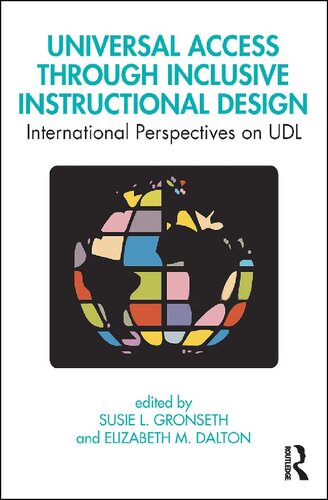 Universal Access Through Inclusive Instructional Design International Perspectives On Udl Susie L Gronseth