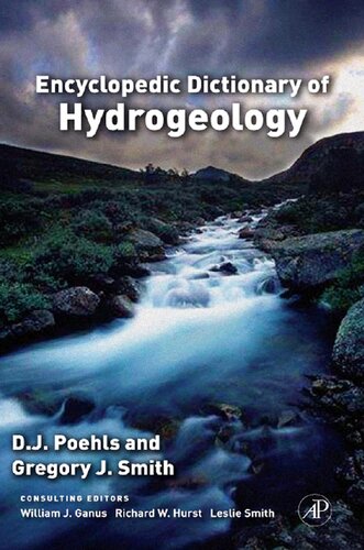 Encyclopedic Dictionary Of Hydrogeology Illustrated D J Poehls