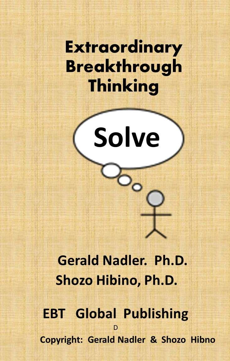 Extraordinary Breakthrough Thinking Solve Creating The Innovating Living Solutions 1st Edition Shozo Hibino