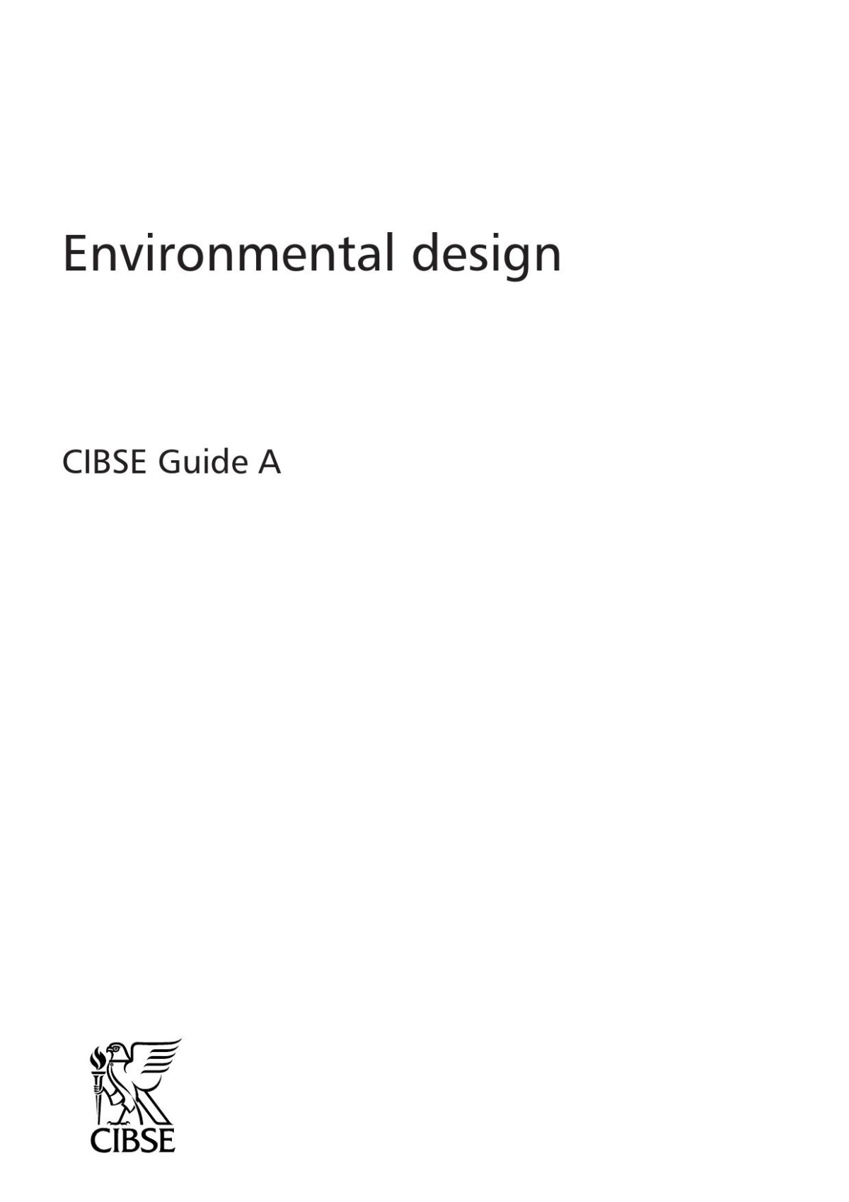Environmental Design Cibse Guide 7rev Ed Cibse