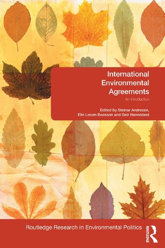 International Environmental Agreements An Introduction Steinar Andresen