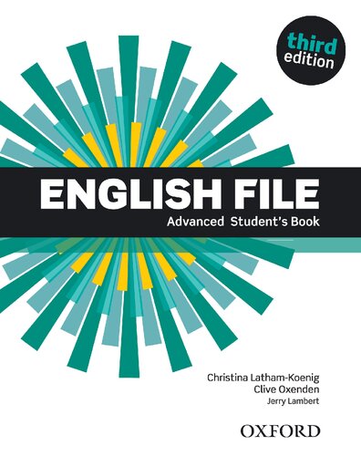 English File Advanced Students Book Third Christina Lathamkoenig