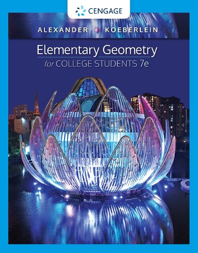 Elementary Geometry For College Students 7th Edition Daniel C Alexander