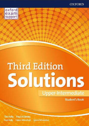 Solutions Upperintermediate Students Book Third Tim Falla Paul A Davies
