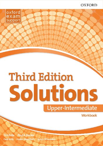 Solutions Upperintermediate Workbook Third Tim Falla Paul A Davies