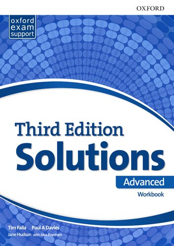 Solutions Advanced Workbook 3rd Tim Falla Paul A Davies