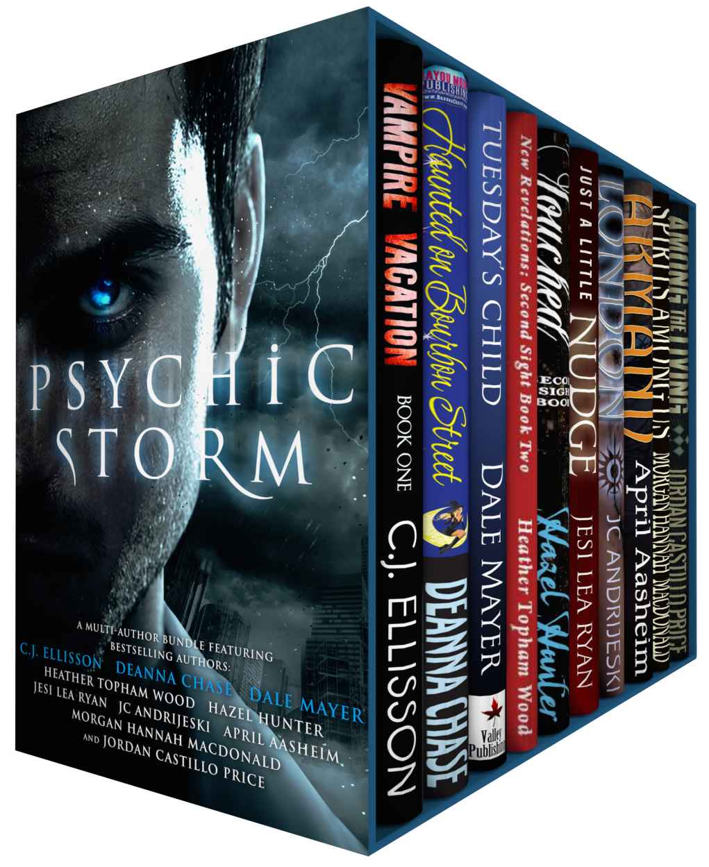 Psychic Storm Ten Dangerously Sexy Tales Of Psychic Witches Vampires Mediums Empaths And Seers Deanna Chase Cj Ellisson Dale Mayer Heather Topham Wood Hazel Hunter Jesi Lea Ryan Jc Andrijeski April Aasheim Morgan Hannah Macdonald Jordan Castillo Price