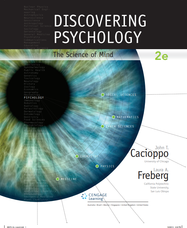 Discovering Psychology The Science Of Mind 2nd Edn 2nd Edition Cacioppo