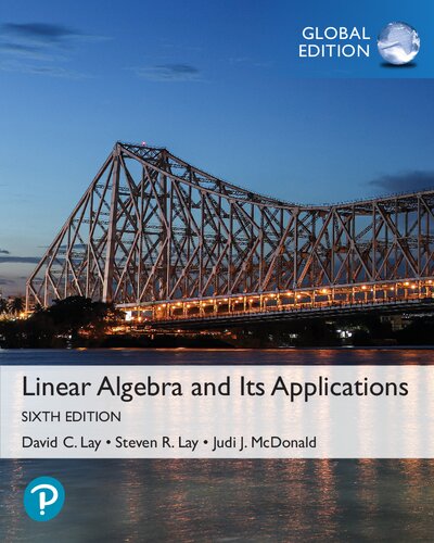 Linear Algebra And Its Applications Global Edition 6th Edition Lay