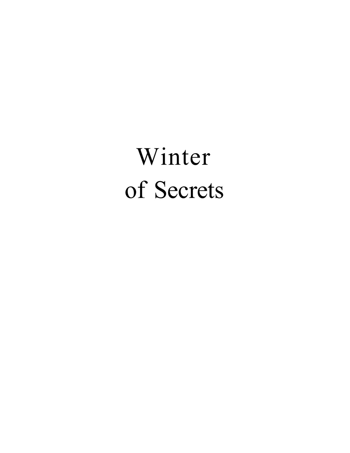 Winter Of Secrets Constable Molly Smith Mystery 3 Vicki Delany