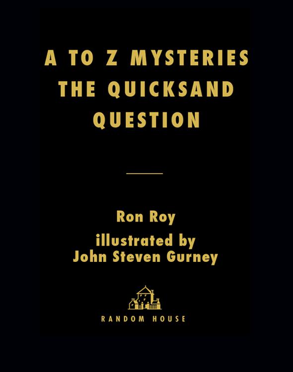 The Quicksand Question Roy Ron