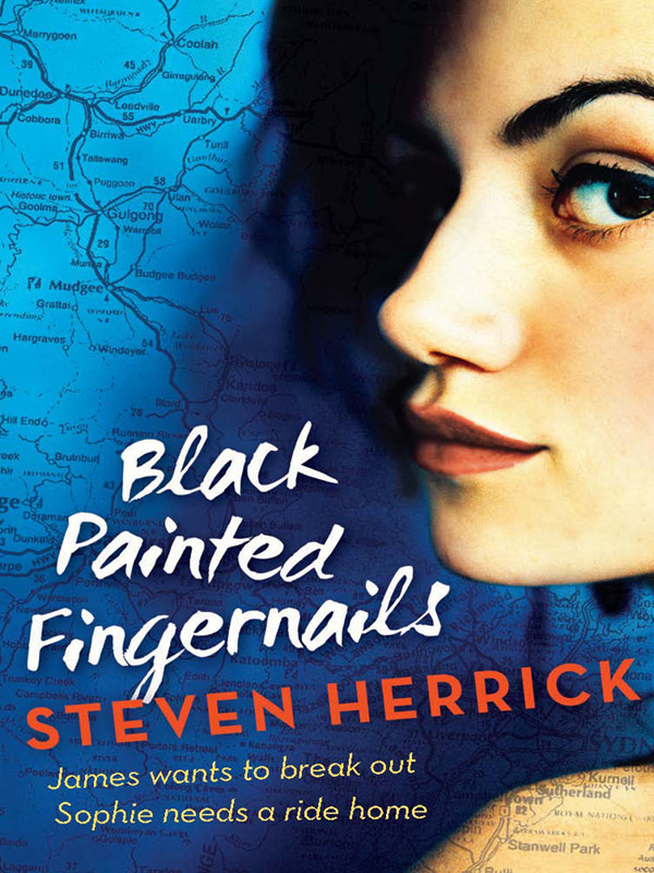 Black Painted Fingernails Herrick Steven
