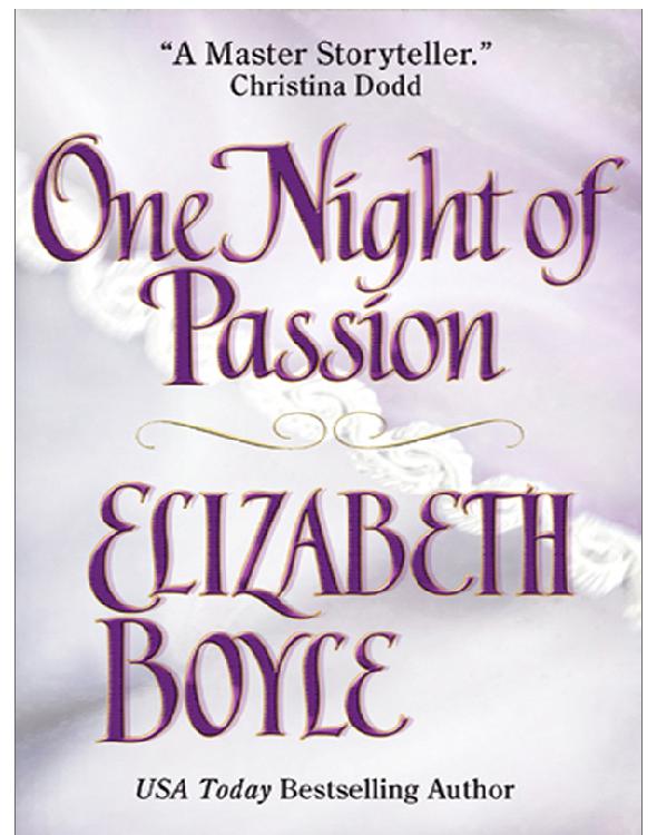 One Night Of Passion Elizabeth Boyle
