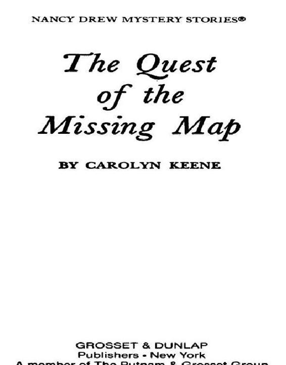 The Quest Of The Missing Map Keene Carolyn