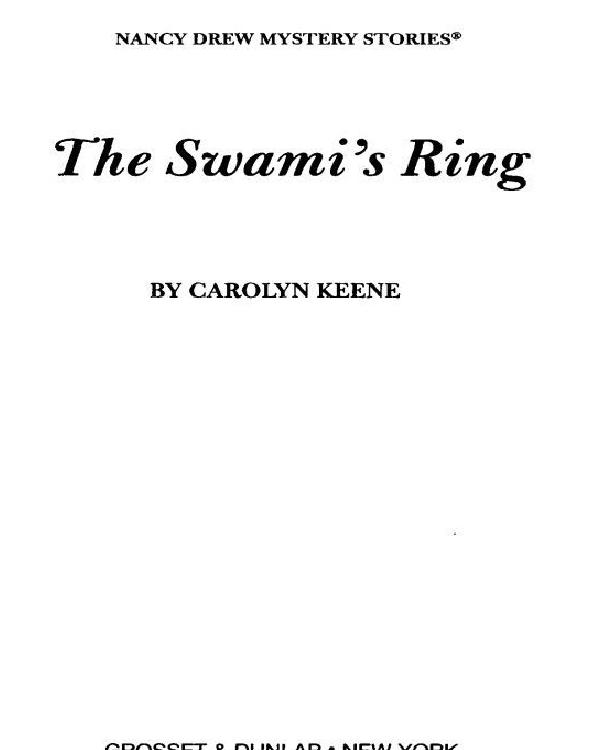 The Swamis Ring Keene Carolyn