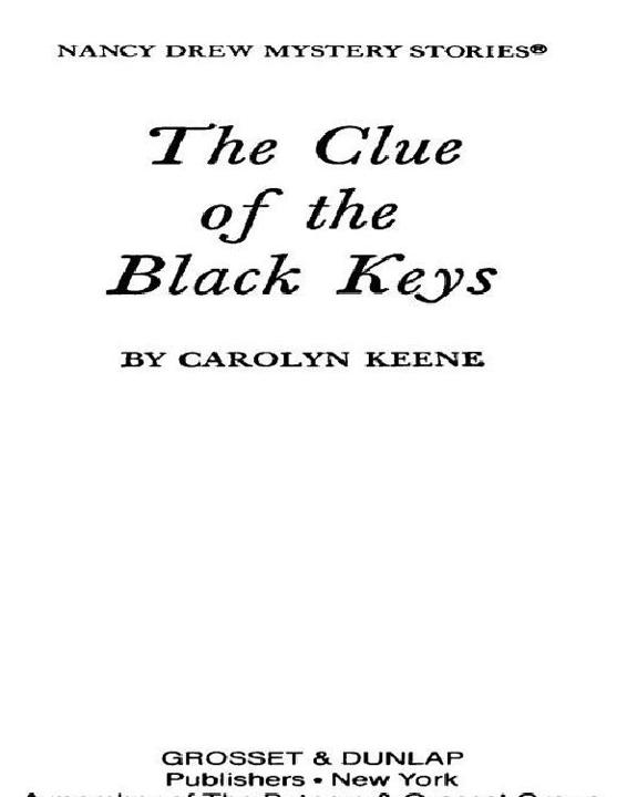 The Clue Of The Black Keys Keene Carolyn