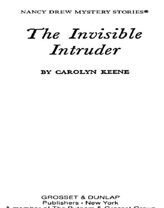 The Invisible Intruder Keene Carolyn