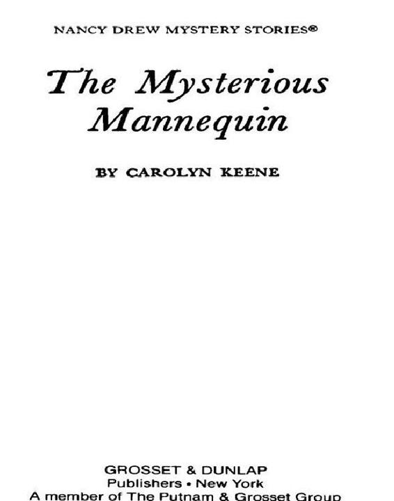 The Mysterious Mannequin Keene Carolyn