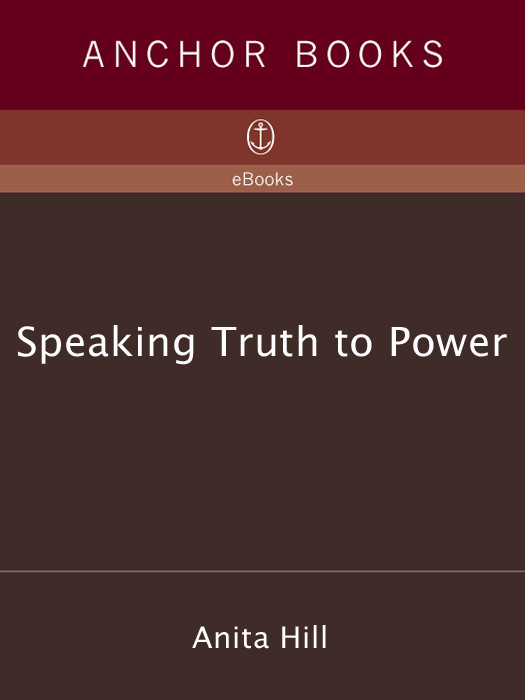 Speaking Truth To Power Hill Anita