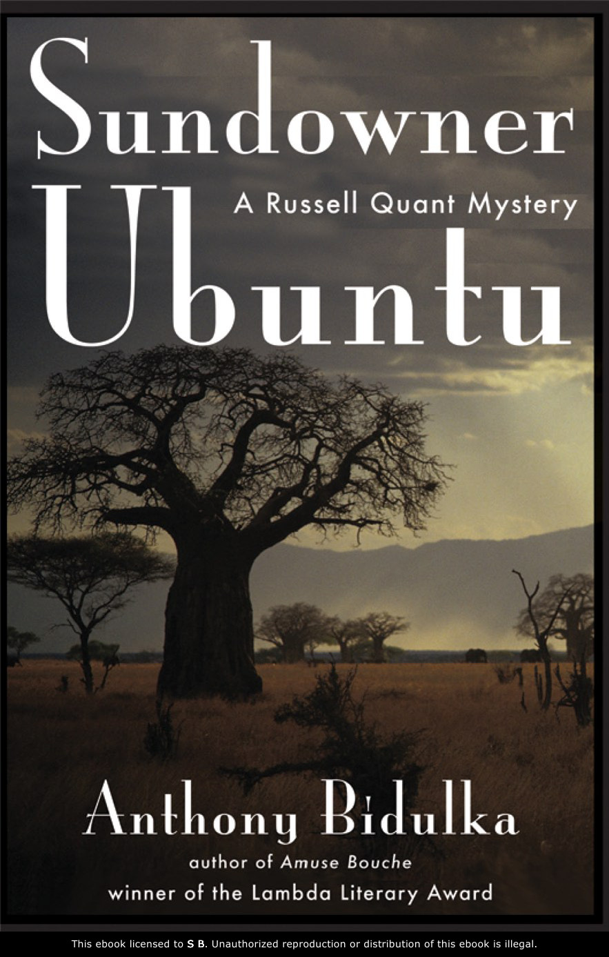 Sundowner Ubuntu Russell Quant 5 1st Edition Anthony Bidulka