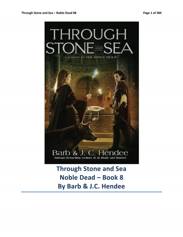 Through Stone And Sea Hendee Barb Hendee J C