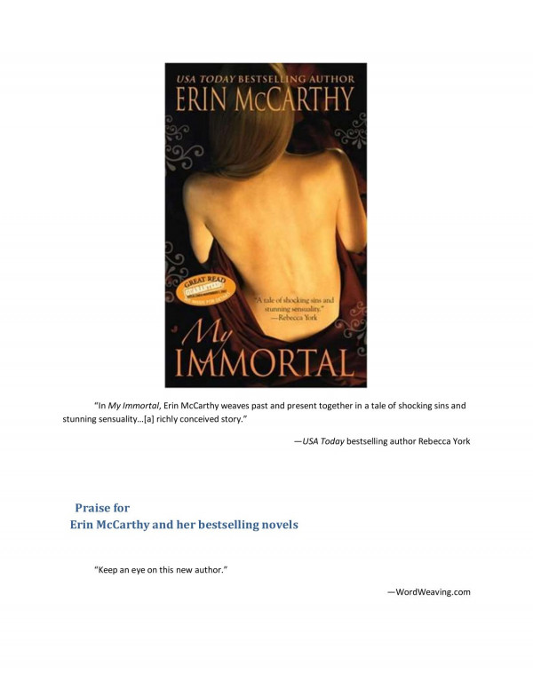 My Immortal Mccarthy Erin