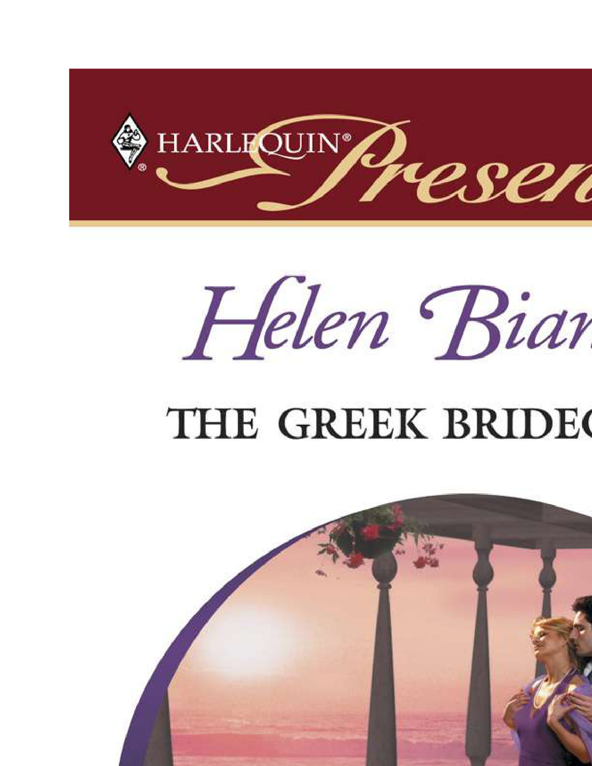 The Greek Bridegroom Bianchin Helen