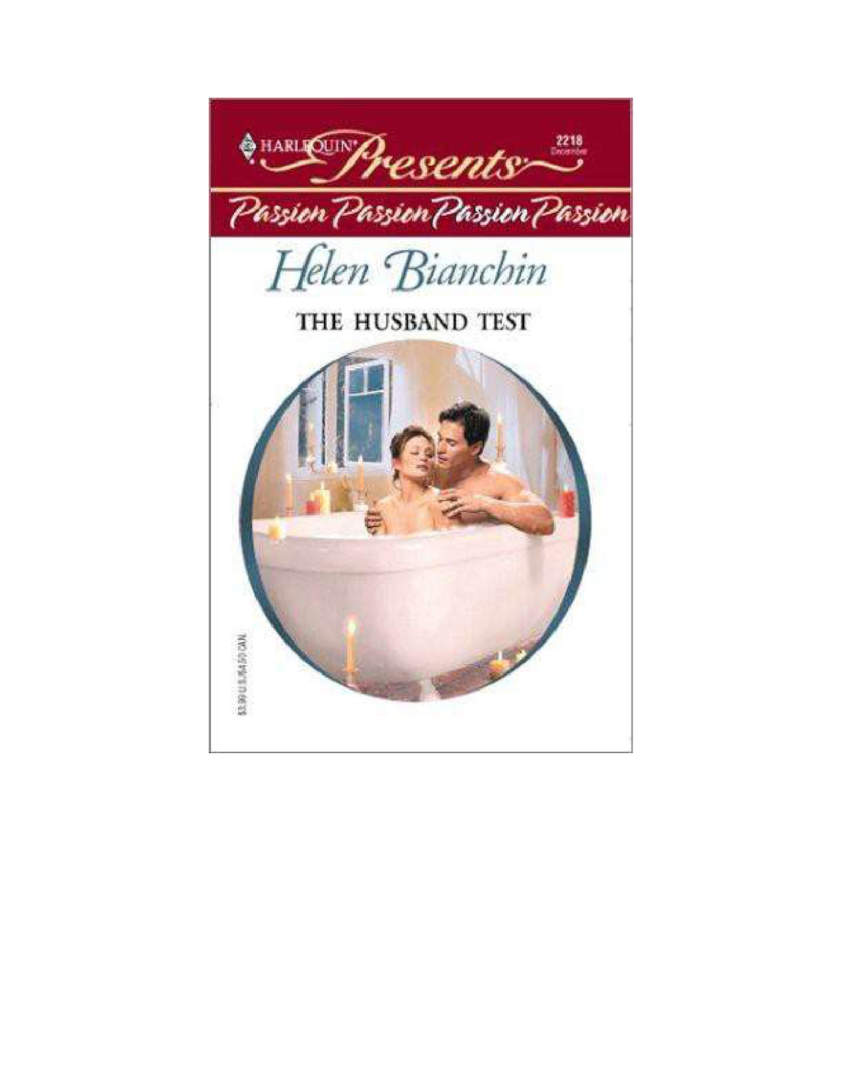 The Husband Test Bianchin Helen