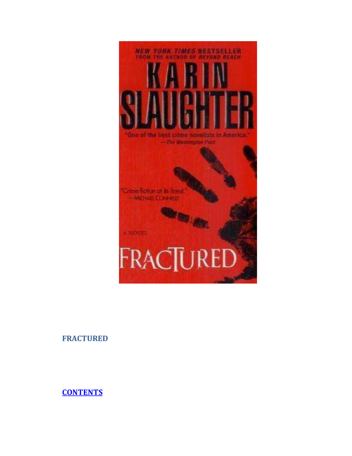 Fractured Slaughter Karin