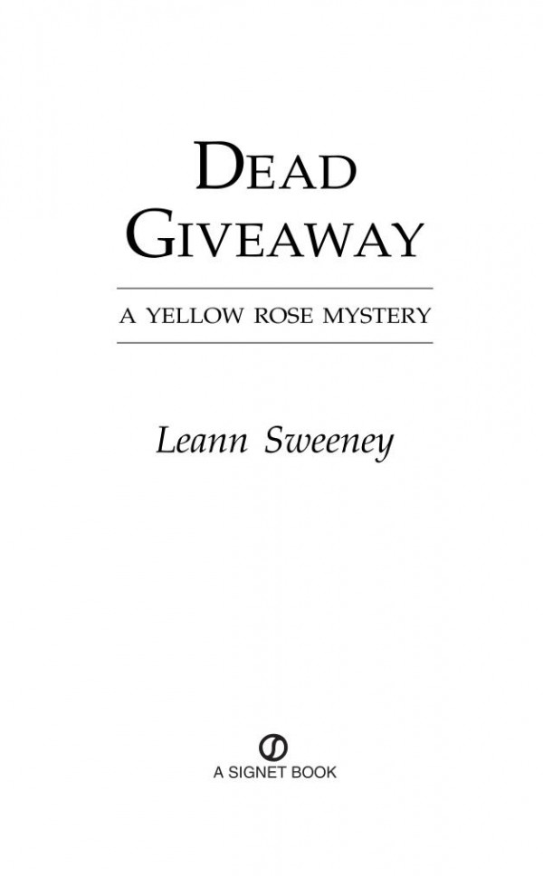 Dead Giveaway Sweeney Leann